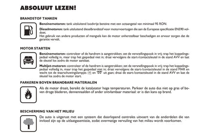 2010-2011 Fiat Idea Bedienungsanleitung | Niederländisch