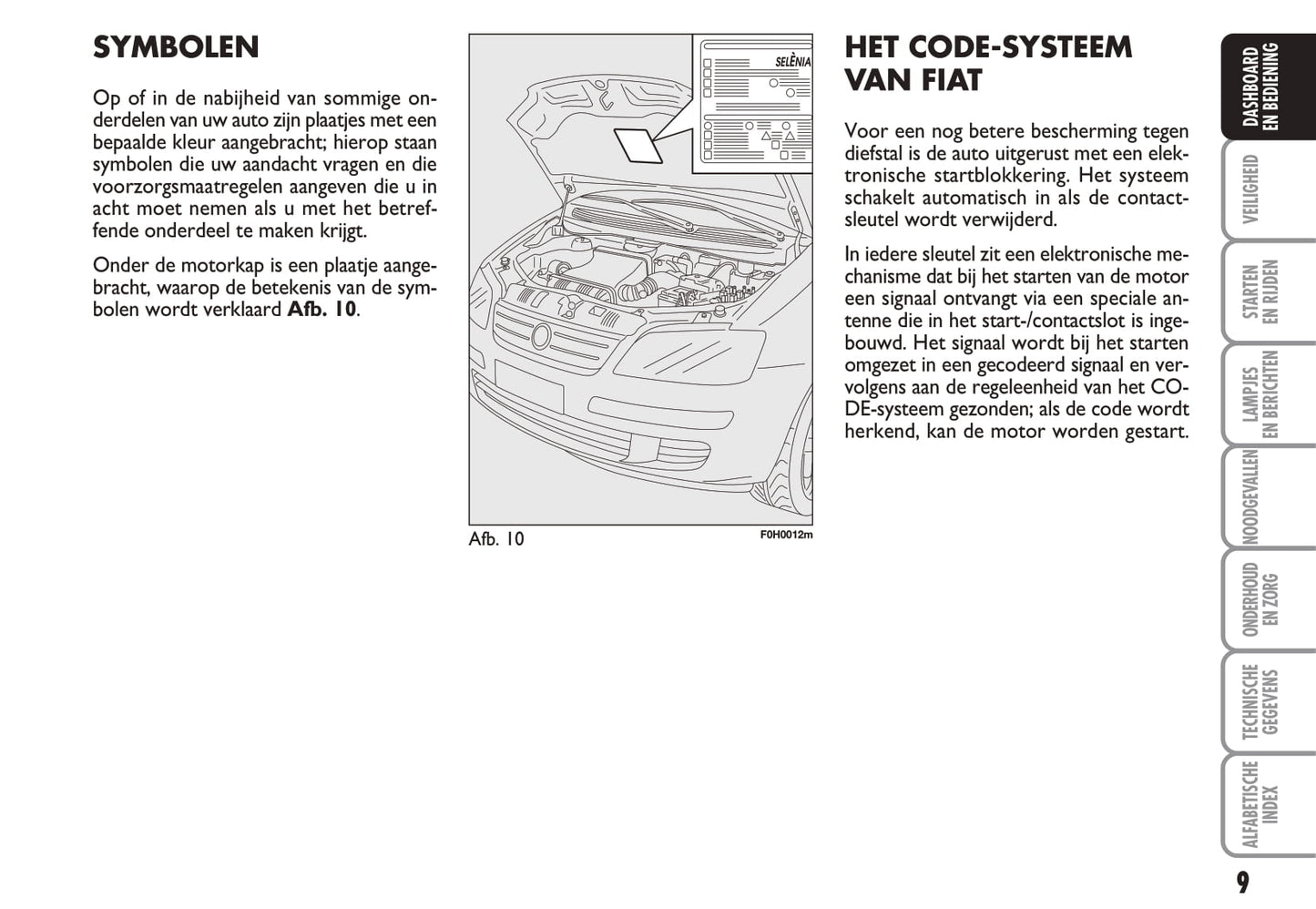 2010-2011 Fiat Idea Bedienungsanleitung | Niederländisch