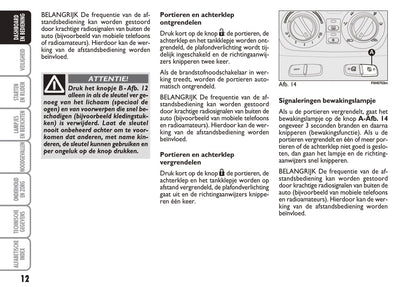 2010-2011 Fiat Idea Bedienungsanleitung | Niederländisch