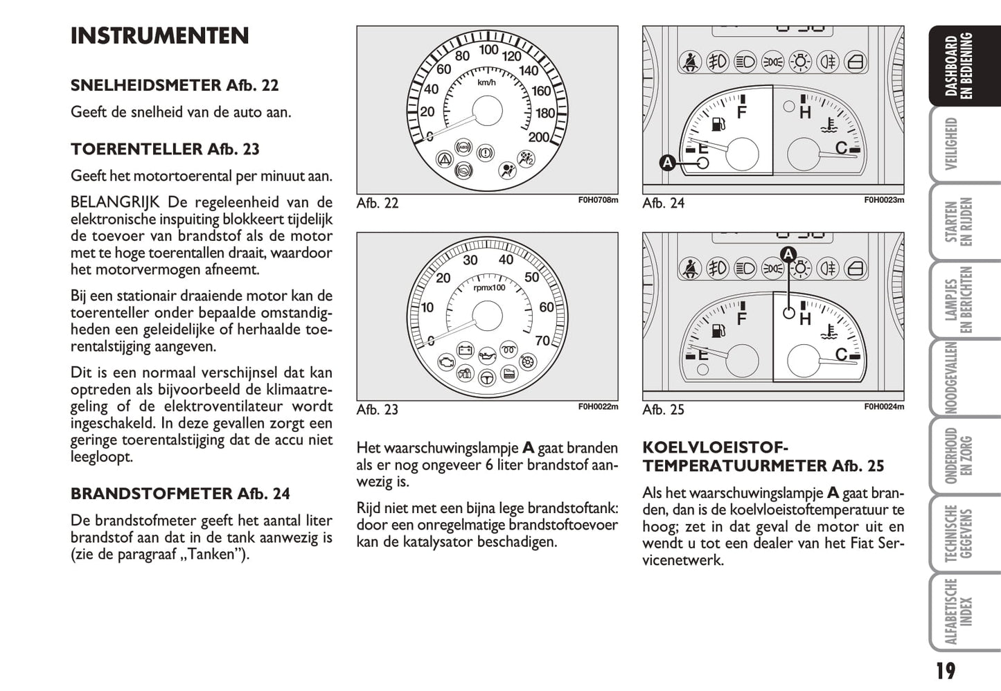 2010-2011 Fiat Idea Bedienungsanleitung | Niederländisch