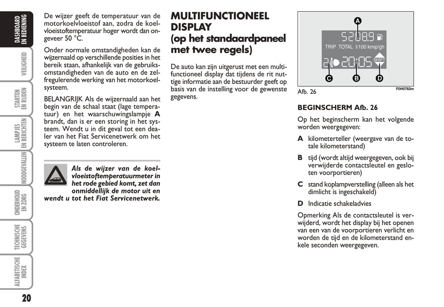 2010-2011 Fiat Idea Bedienungsanleitung | Niederländisch