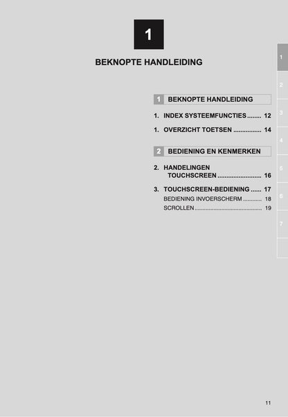 Toyota Yaris Navigatiesysteem Handleiding 2014 - 2017