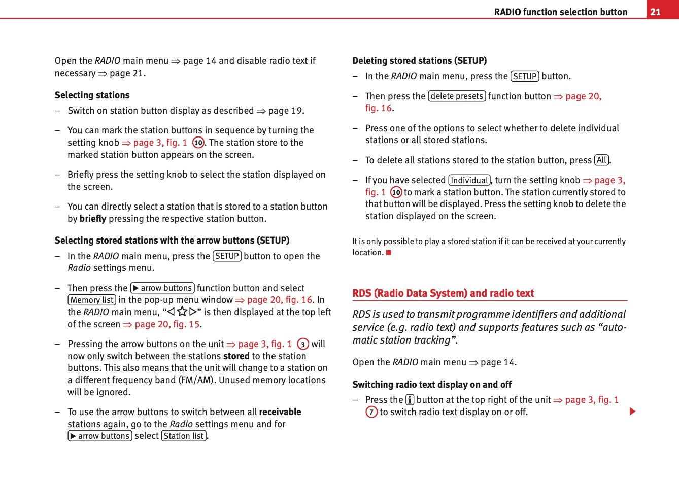 Seat Media System 2.0 Owners Manual