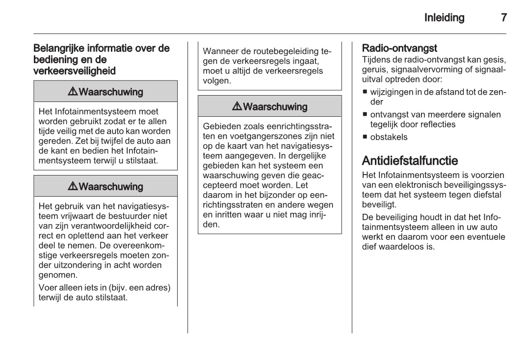 Opel Mokka Infotainment System Handleiding 2012 - 2016