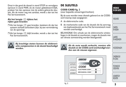 2013-2014 Fiat Doblò Gebruikershandleiding | Nederlands