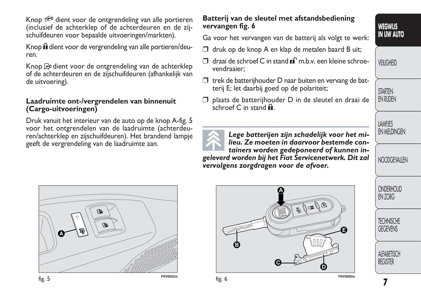 2013-2014 Fiat Doblò Gebruikershandleiding | Nederlands