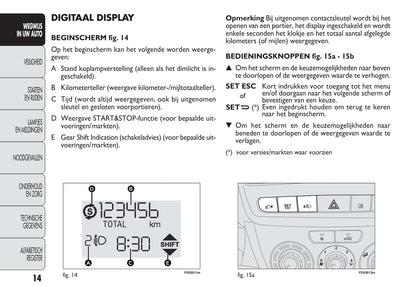 2013-2014 Fiat Doblò Gebruikershandleiding | Nederlands