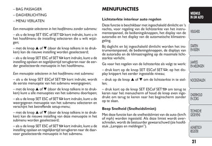 2013-2014 Fiat Doblò Gebruikershandleiding | Nederlands