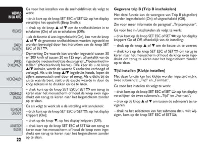 2013-2014 Fiat Doblò Gebruikershandleiding | Nederlands