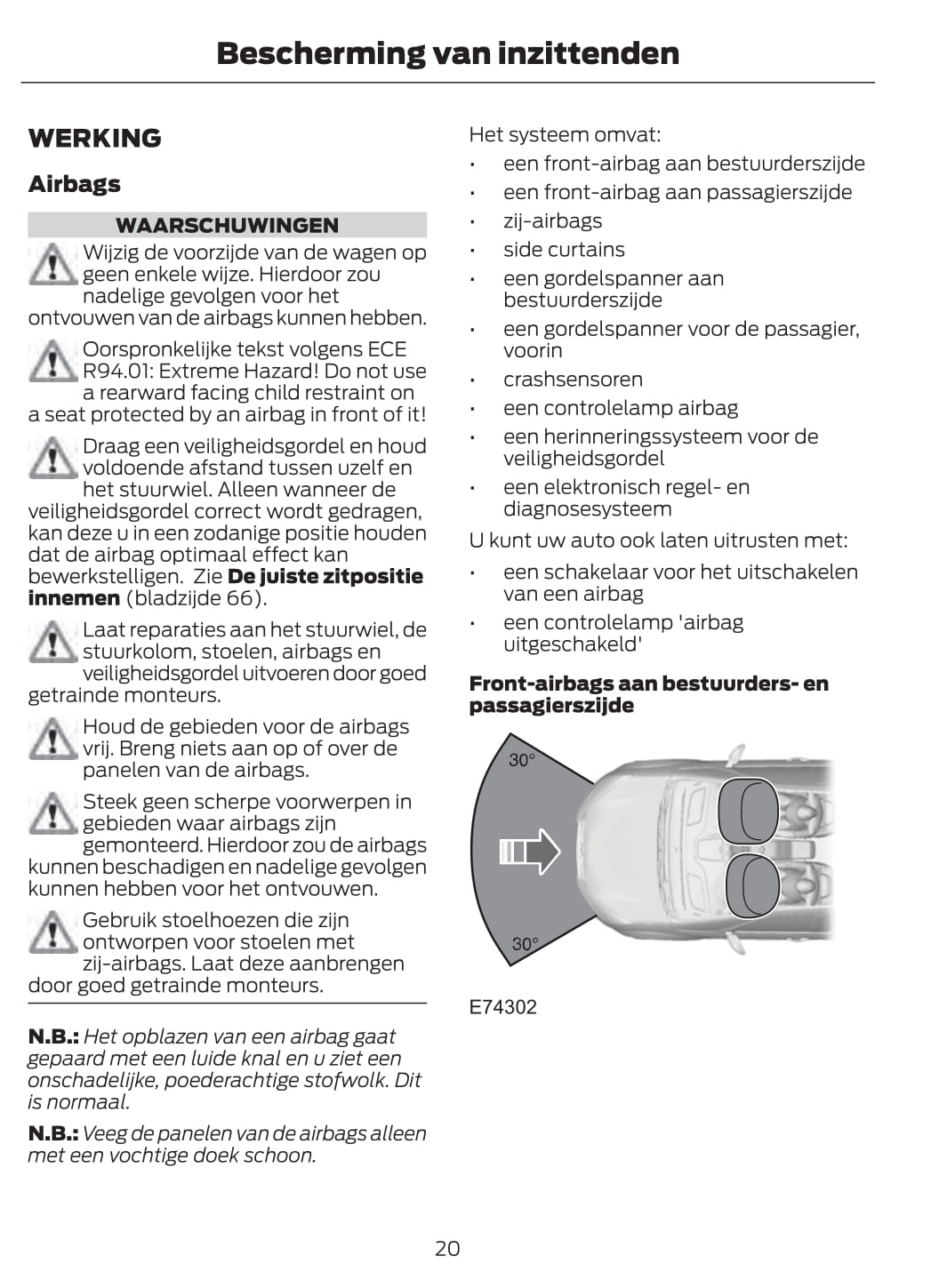 2011-2012 Ford Fusion Owner's Manual | Dutch