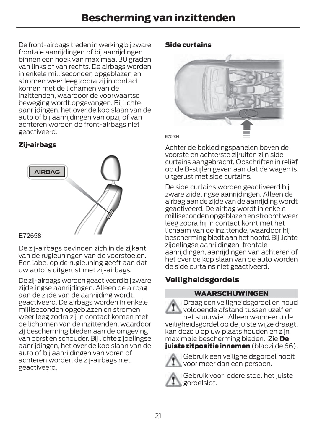 2011-2012 Ford Fusion Owner's Manual | Dutch