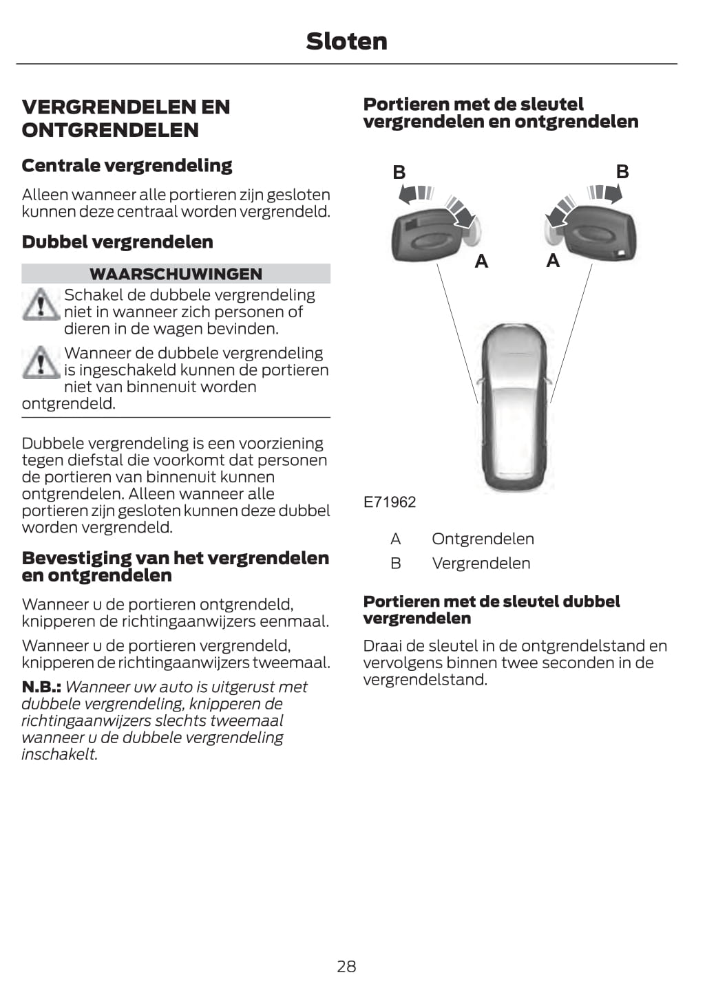 2011-2012 Ford Fusion Owner's Manual | Dutch