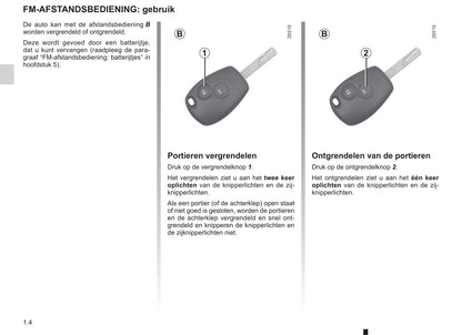 2012-2013 Renault Twingo Owner's Manual | Dutch