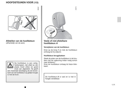 2012-2013 Renault Twingo Owner's Manual | Dutch