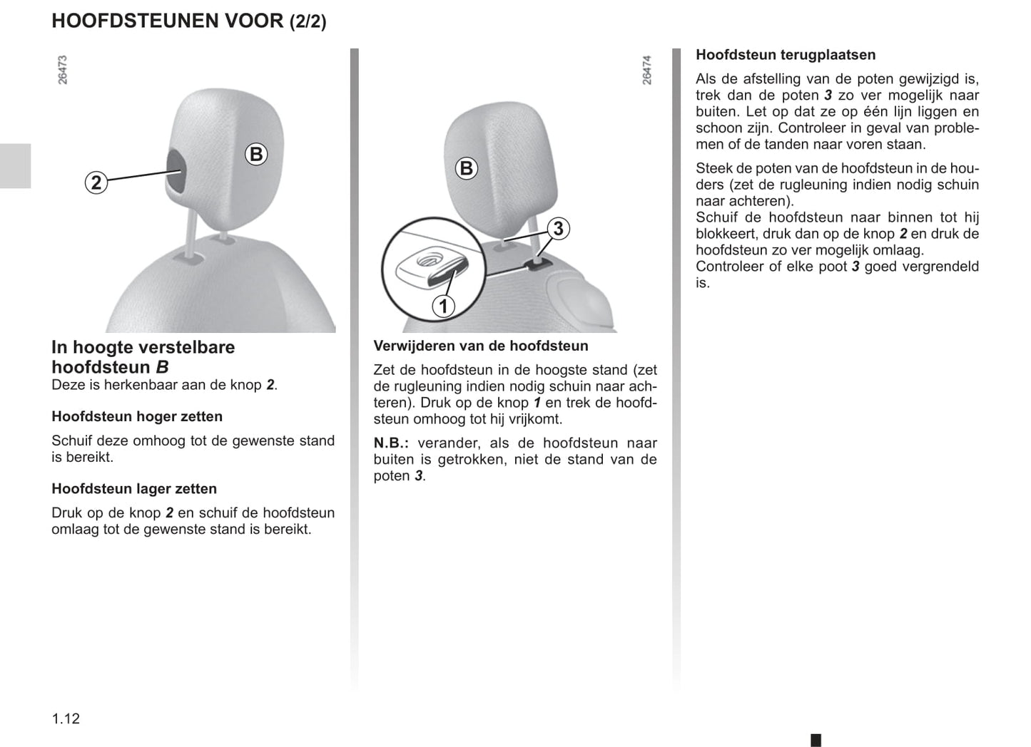 2012-2013 Renault Twingo Owner's Manual | Dutch