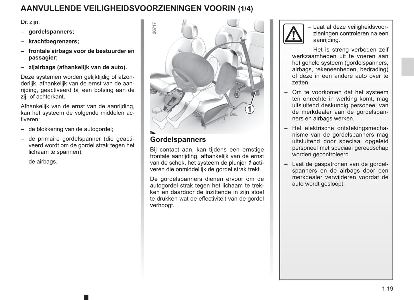 2012-2013 Renault Twingo Owner's Manual | Dutch