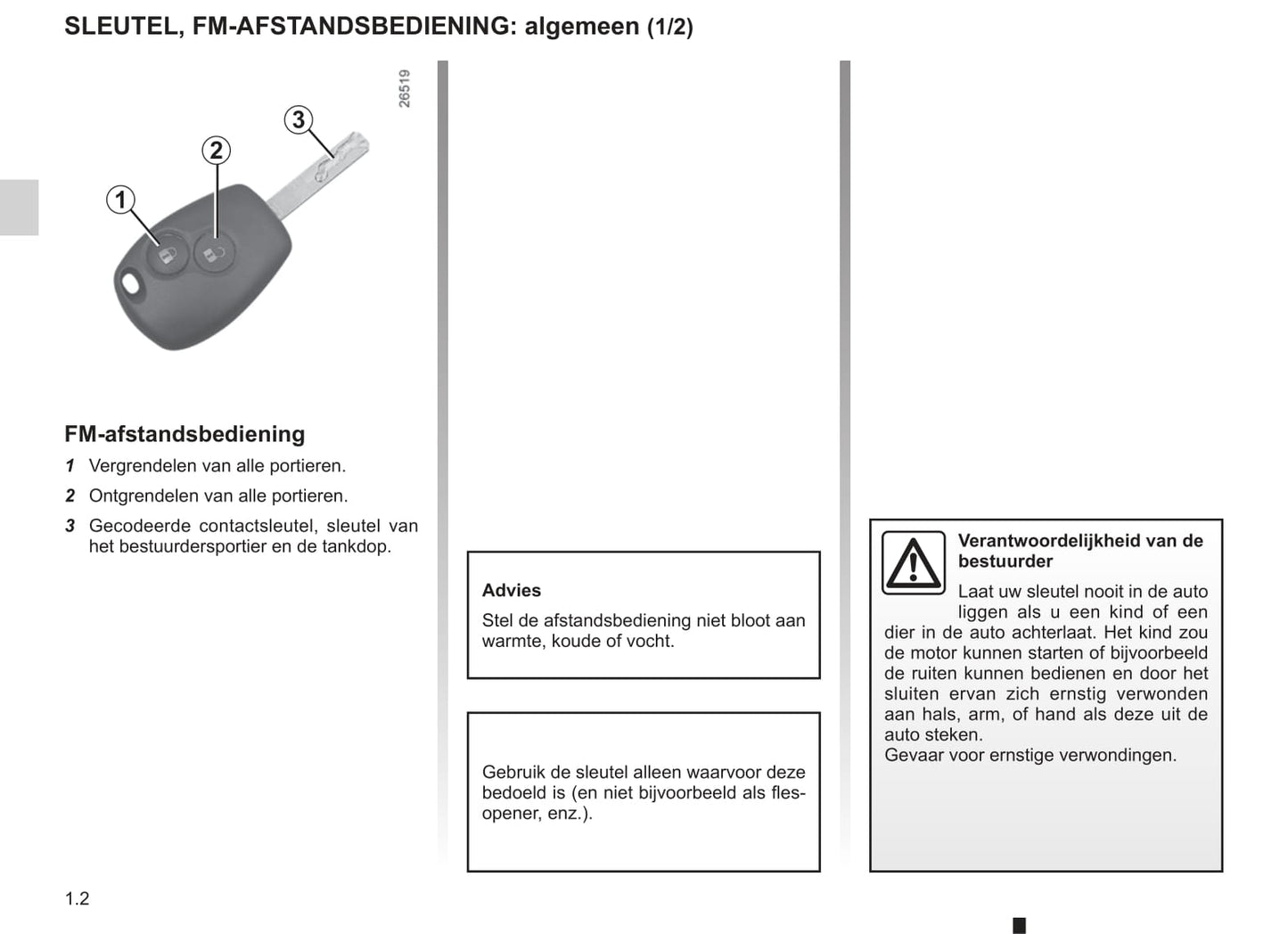 2013-2014 Renault Kangoo Owner's Manual | Dutch