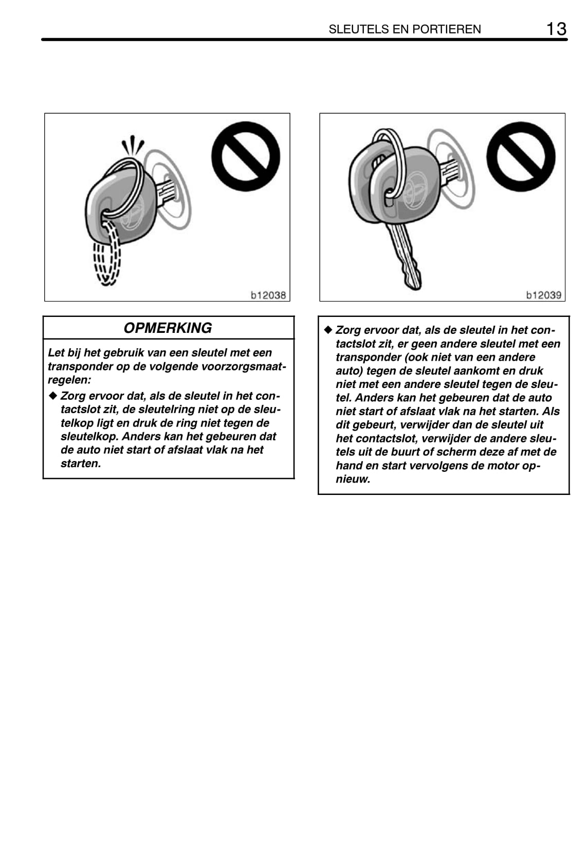 2002-2004 Toyota Corolla Verso Owner's Manual | Dutch