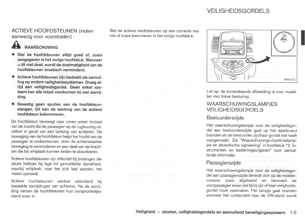 2006-2009 Nissan Note Manuel du propriétaire | Néerlandais