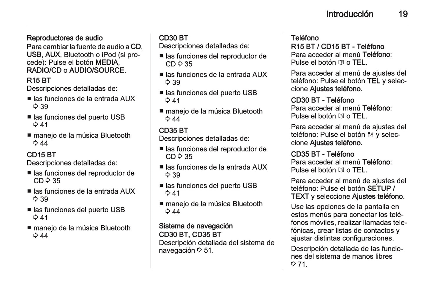 Opel Vivaro Manual de infoentretenimiento 2011 - 2014