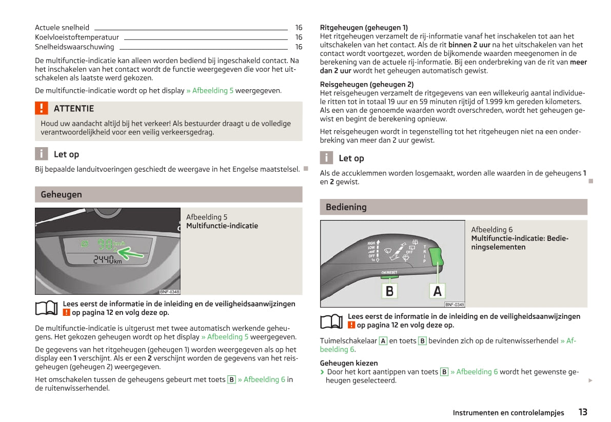 2012-2016 Skoda Citigo Bedienungsanleitung | Niederländisch