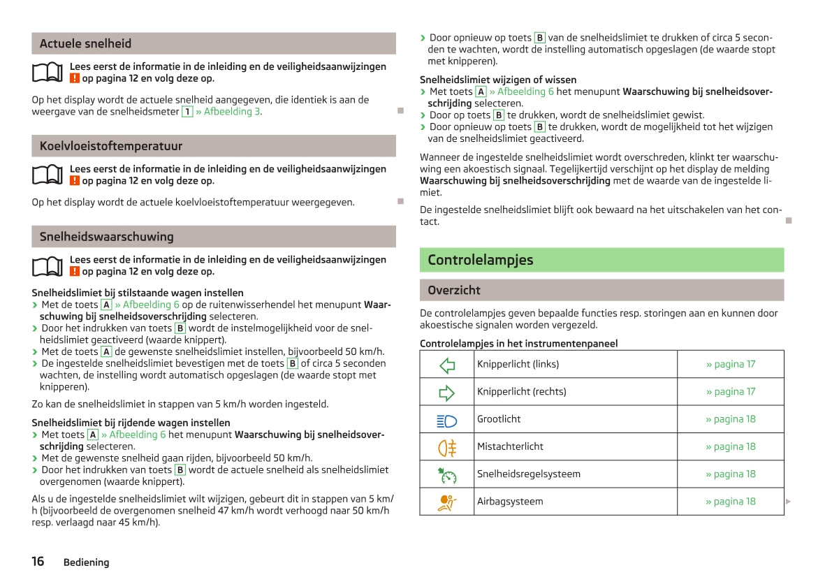 2012-2016 Skoda Citigo Bedienungsanleitung | Niederländisch