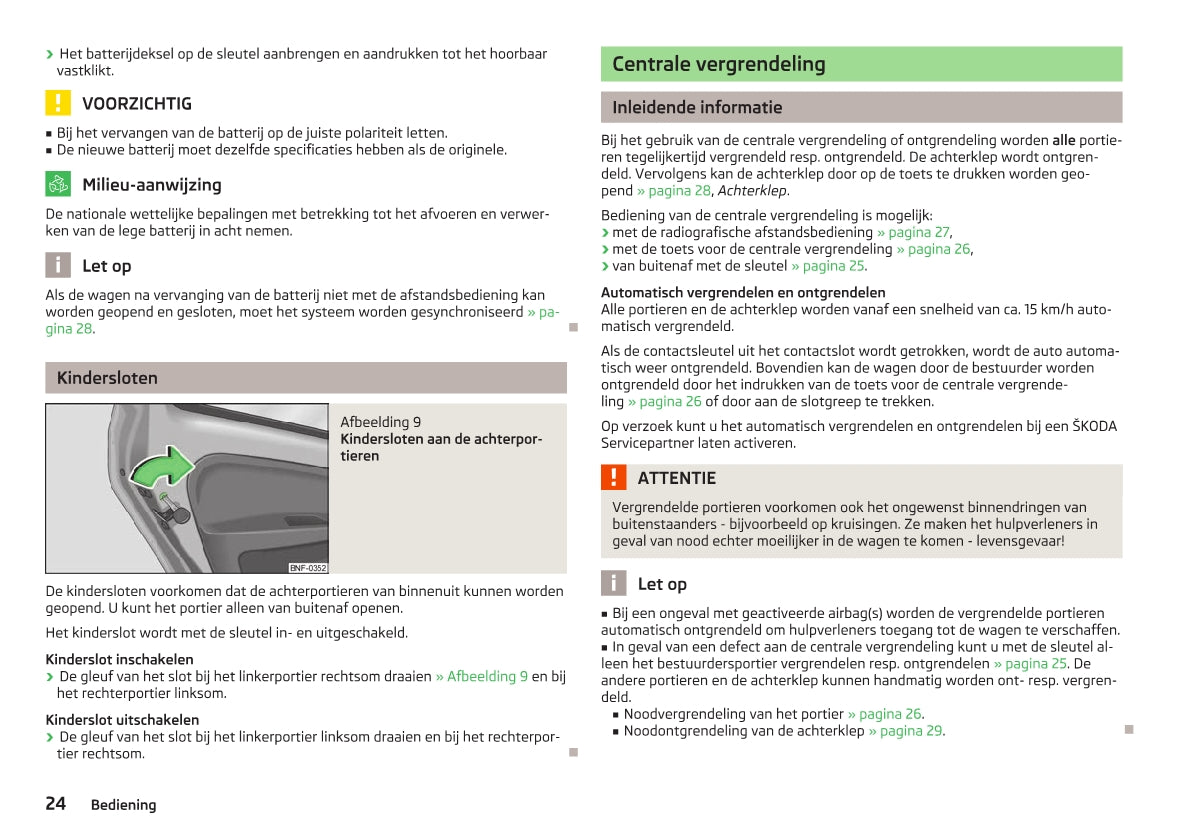 2012-2016 Skoda Citigo Bedienungsanleitung | Niederländisch