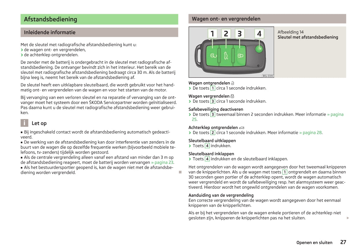 2012-2016 Skoda Citigo Bedienungsanleitung | Niederländisch