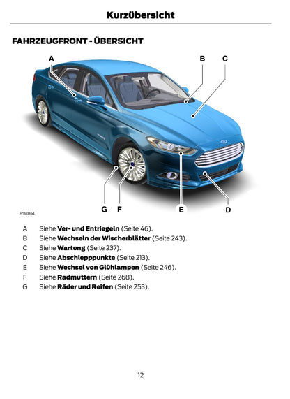 2014-2015 Ford Mondeo Hybrid Gebruikershandleiding | Duits