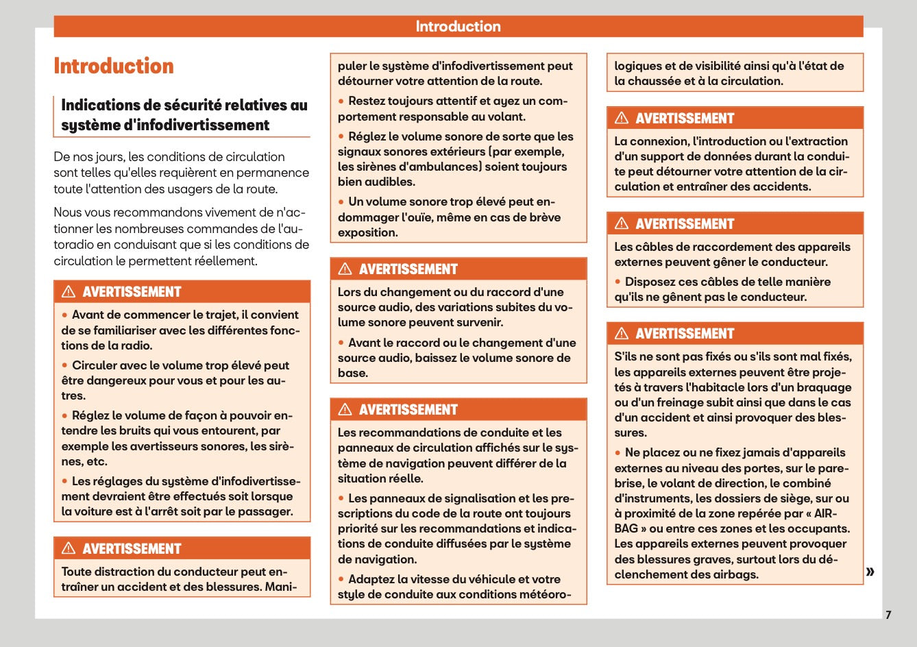 Seat Media System Plus - Navi System - Navi System Plus Guide d'instructions