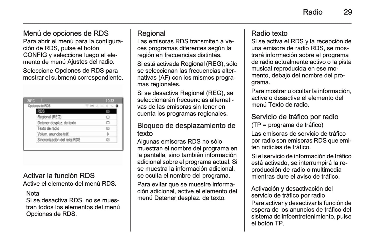 Opel Astra Manual de infoentretenimiento 2012 - 2015