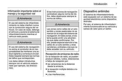 Opel Astra Manual de infoentretenimiento 2012 - 2015