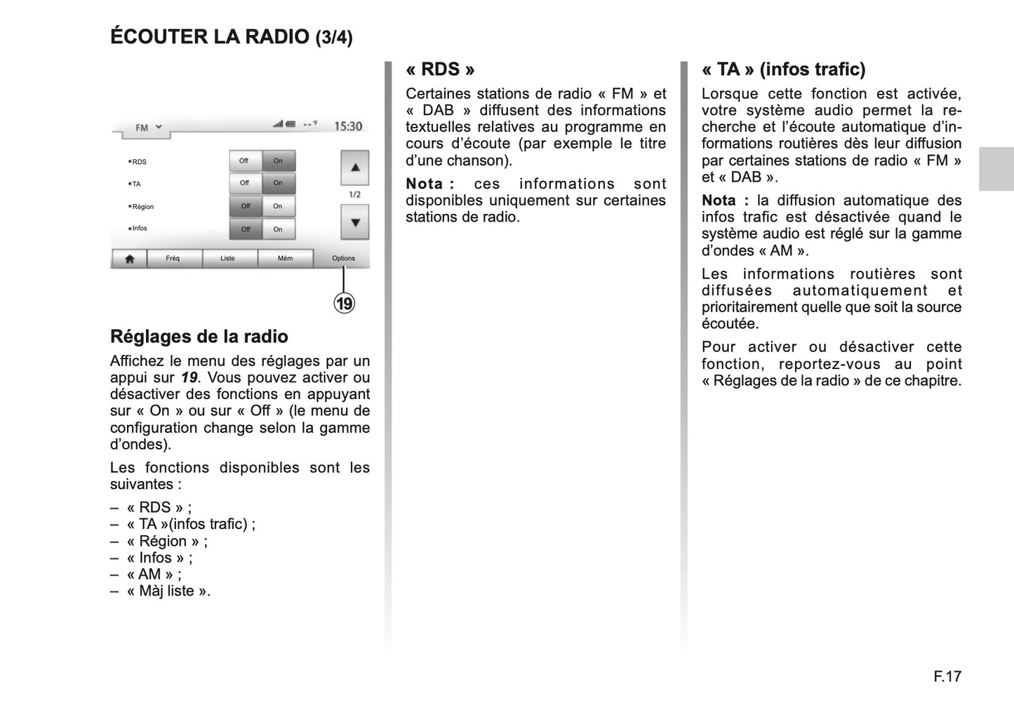 Renault Media-Nav Evolution Guide d'utilisation 2015