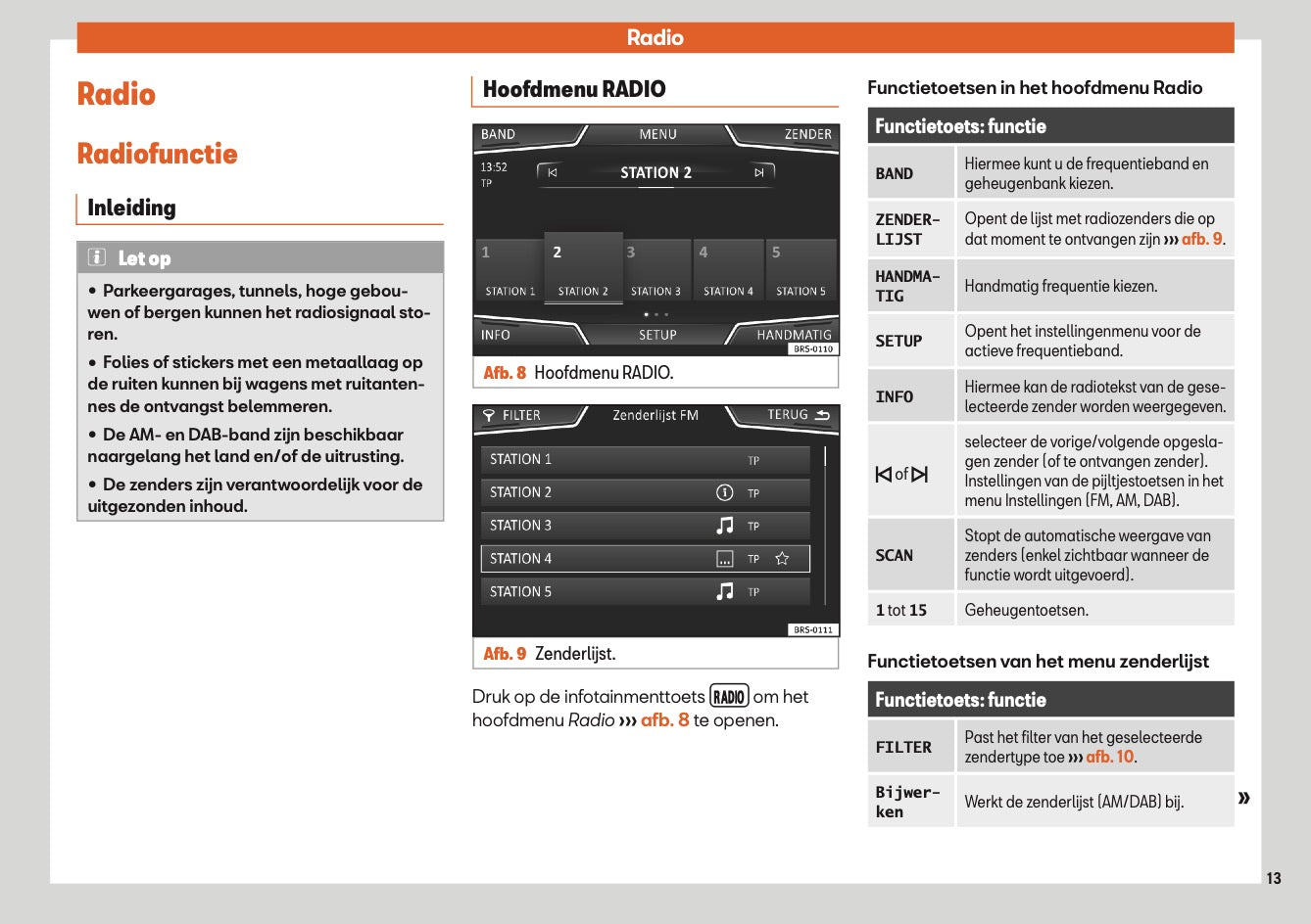 Seat Media System Touch Colour Handleiding 2018