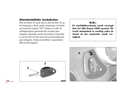 1996-2003 Alfa Romeo Spider/GTV Owner's Manual | Dutch