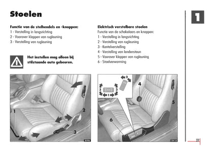 1996-2003 Alfa Romeo Spider/GTV Owner's Manual | Dutch