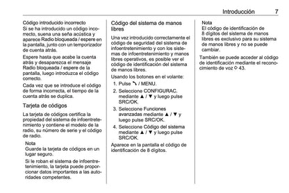 Opel Combo Manual de infoentretenimiento 2018 - 2019