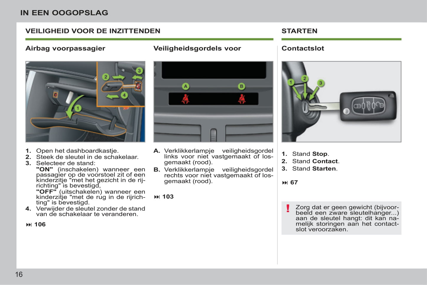 2014-2015 Peugeot 207 CC Owner's Manual | Dutch