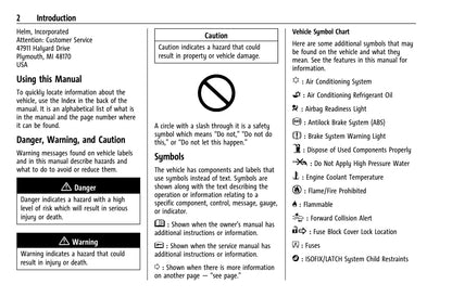 2022 Chevrolet Tahoe/Suburban Owner's Manual | English