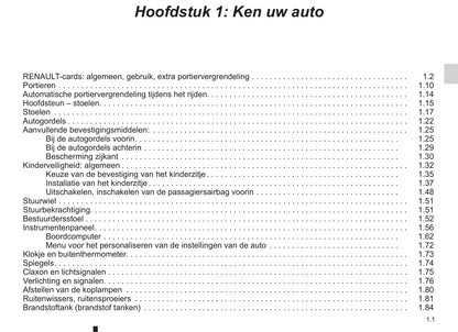 2013-2014 Renault Mégane Owner's Manual | Dutch