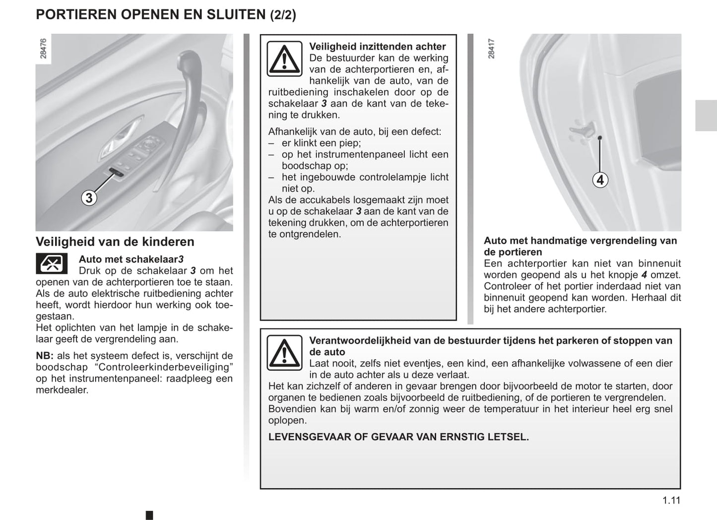 2013-2014 Renault Mégane Owner's Manual | Dutch