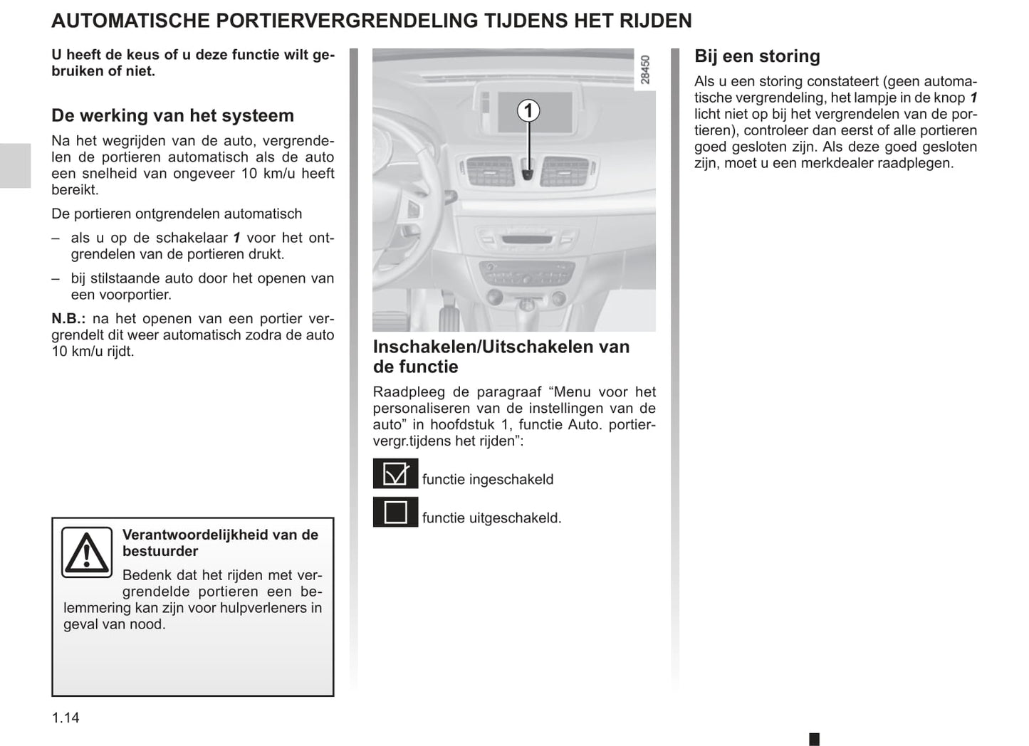 2013-2014 Renault Mégane Owner's Manual | Dutch