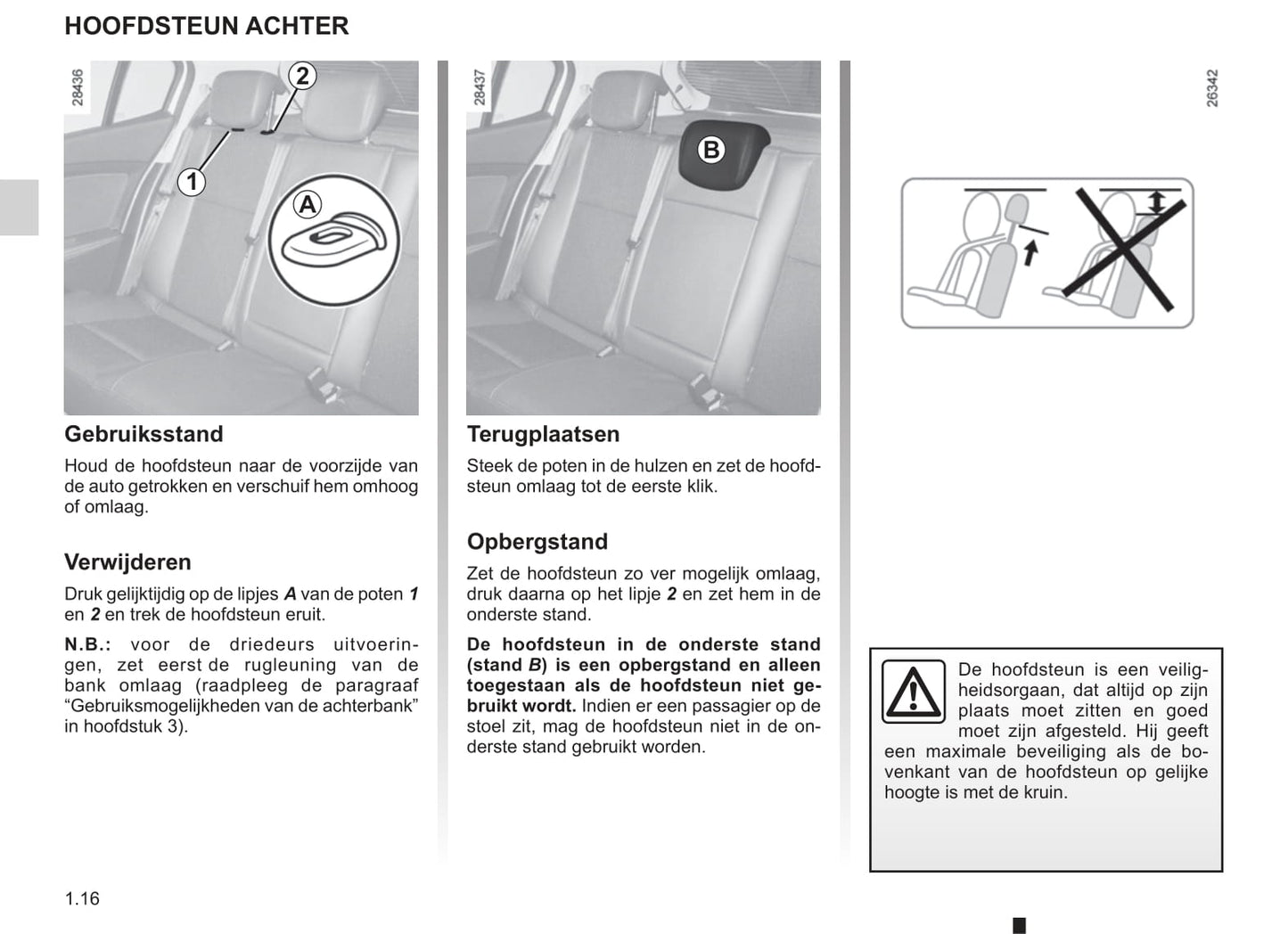 2013-2014 Renault Mégane Owner's Manual | Dutch