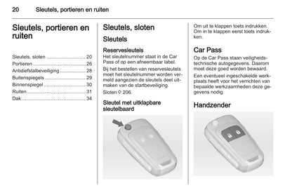 2013 Opel Meriva Gebruikershandleiding | Nederlands