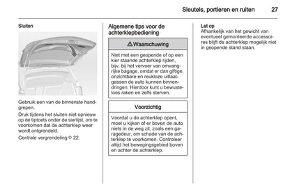 2013 Opel Meriva Gebruikershandleiding | Nederlands