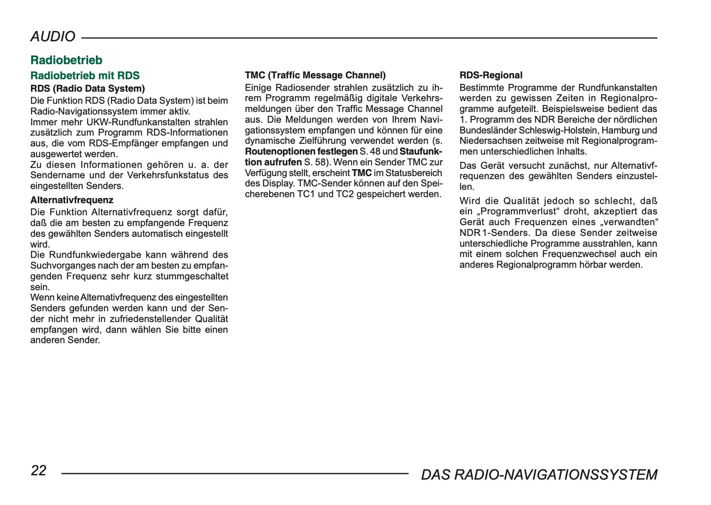 Skoda Radio-Navigationssystem Bedienungsanleitung 2004