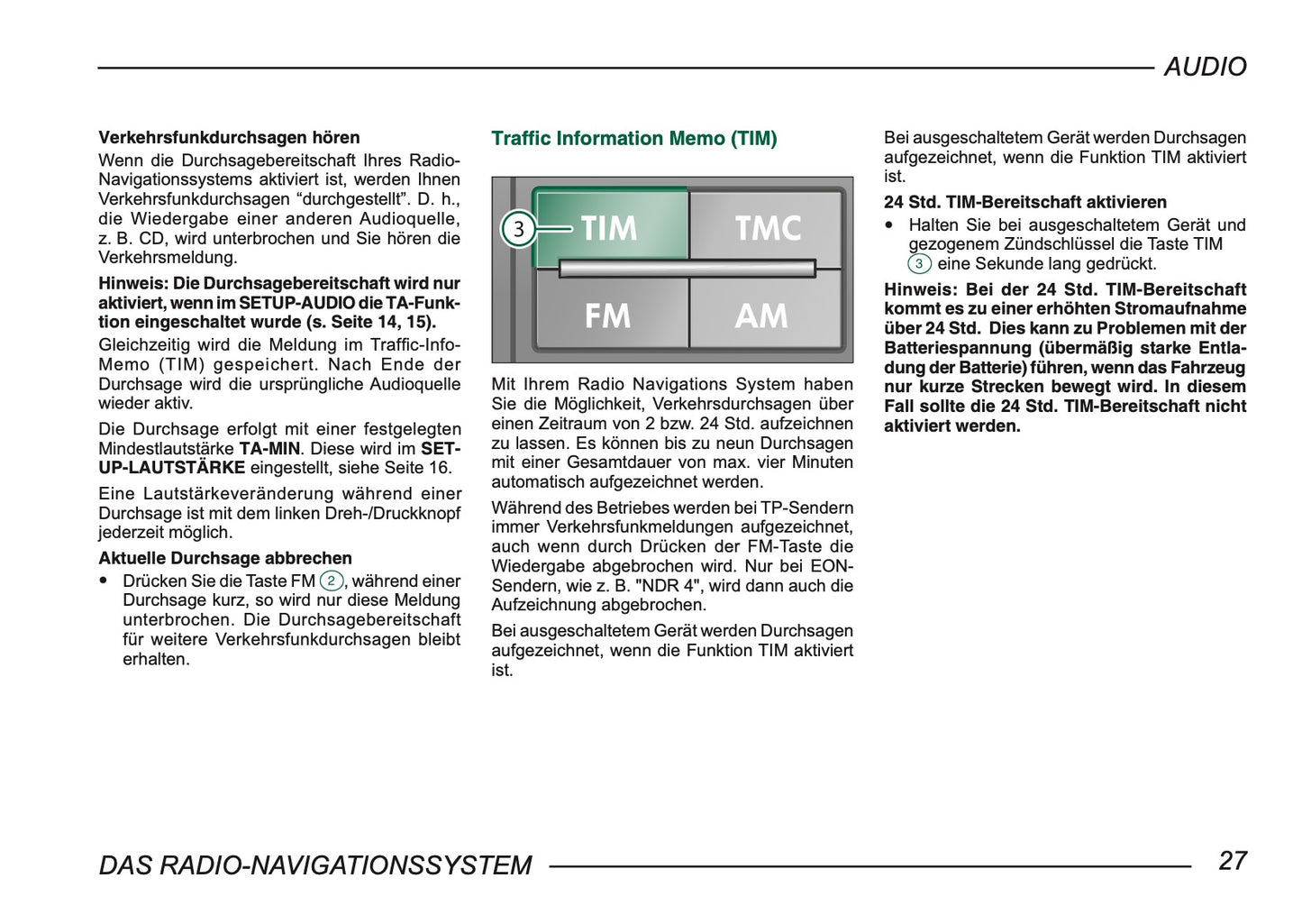 Skoda Radio-Navigationssystem Bedienungsanleitung 2004