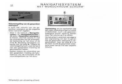 Citroën Xsara Navigatie, Boordcomputer en Autoradio Handleiding 2003