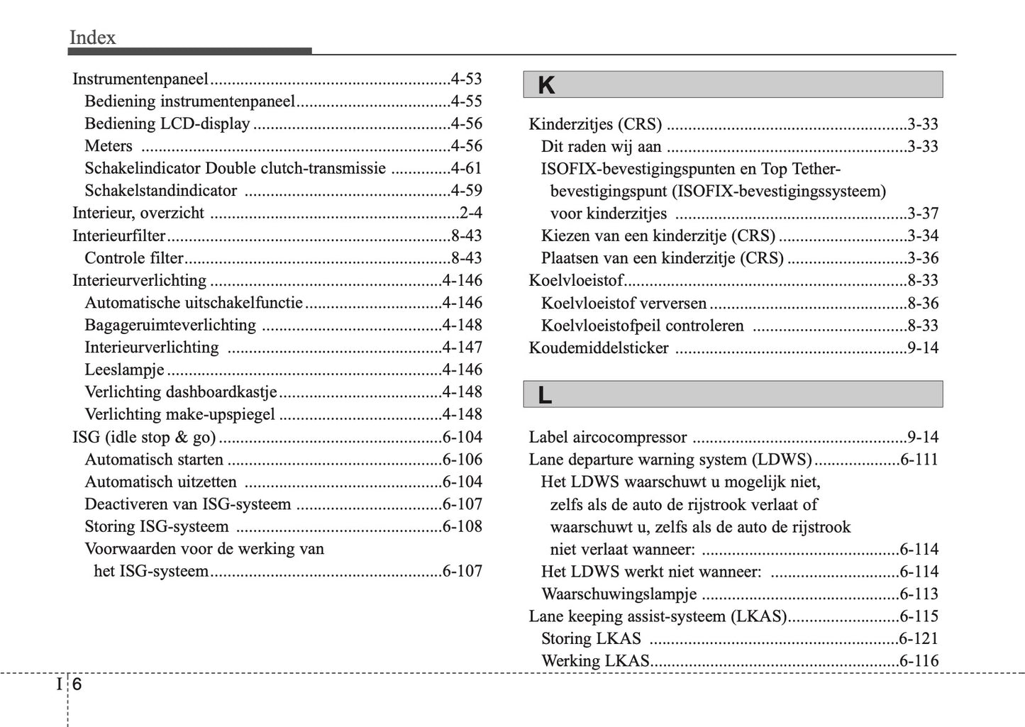 2016 Kia Sportage Owner's Manual | Dutch