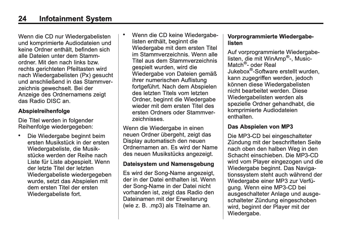 Cadillac CTS navigationssystem Bedienungsanleitung 2013